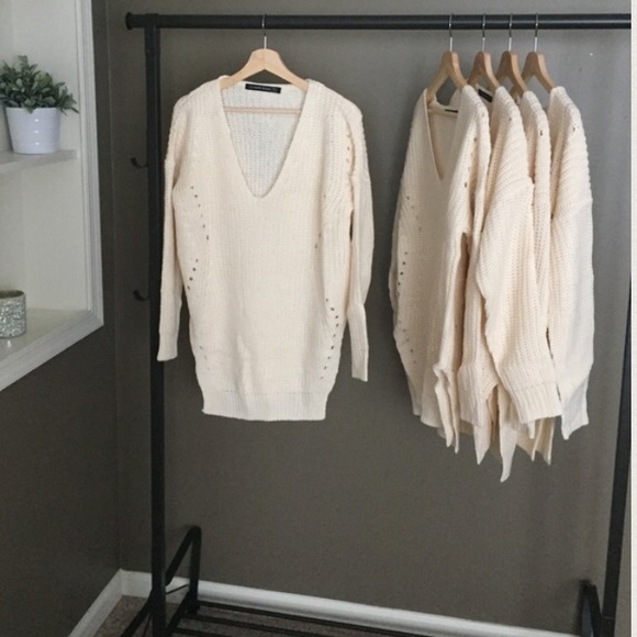 So comfy and warm! Oversized chunky knit sweater - Picture 4 of 4