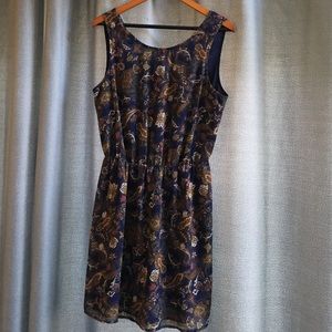 41 Hawthorn Medium paisley dress -navy blue.