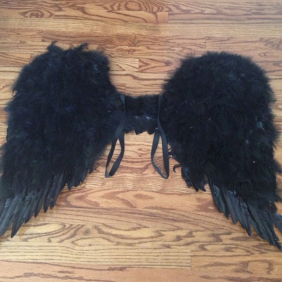Dark angel wings