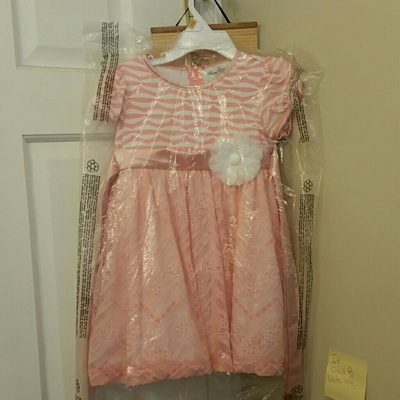 Toddler pastel and white "easter dress"
