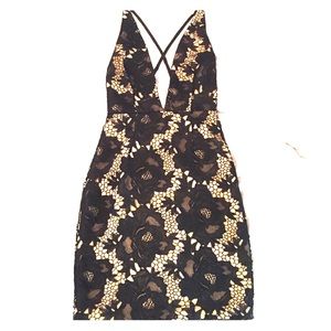 Sultry Styletalker Black Lace Dress in XS