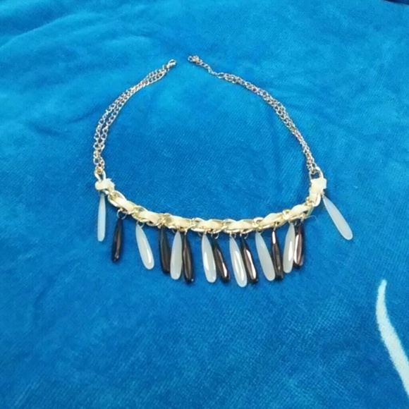 Black and white necklace