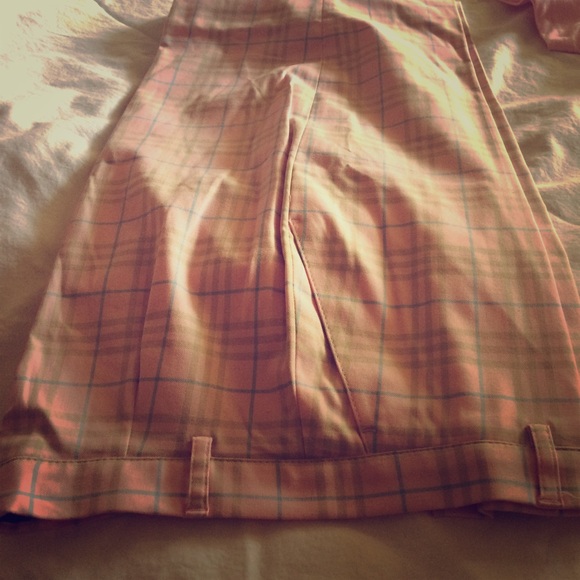 Burberry Pink Tartan Golf Pants