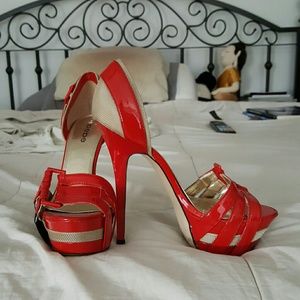 Bebe red heels