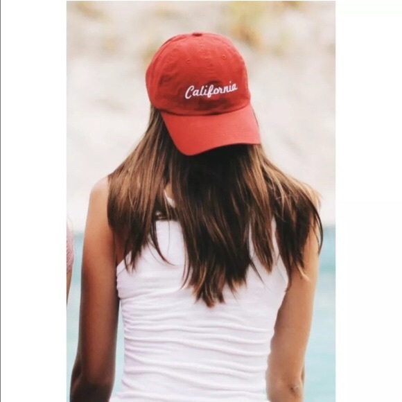NWT Brandy Melville Red Cali Hat