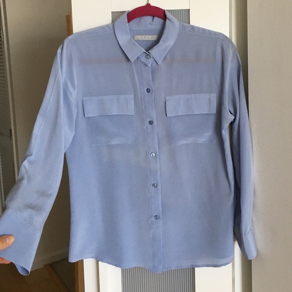 100% silk Zoe & Sam blouse