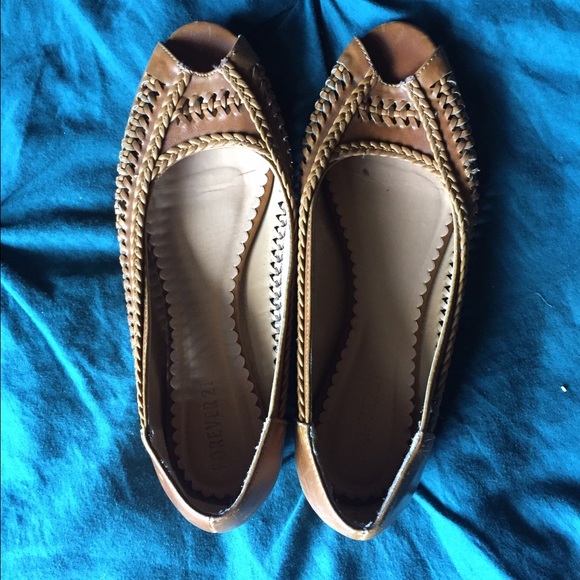 Forever 21 Stitch Boho Flats