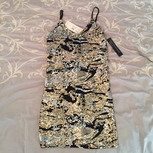 WYLDR Sequin Pixie Slip Dress in Small