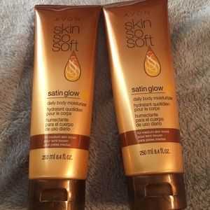2- skin so soft self tanning lotion