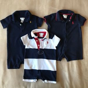 Ralph Lauren - 3 Short& 3 long onesies (6/9 mth)