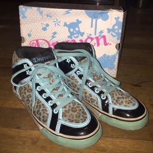 Draven Leopard high top sneakers