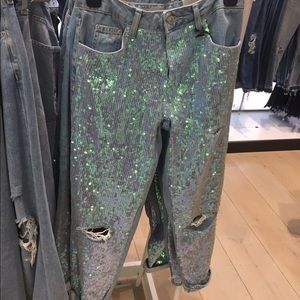 Sequin woman jeans from Topman