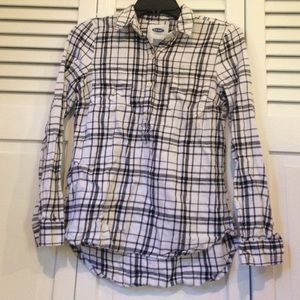 Half button up flannel