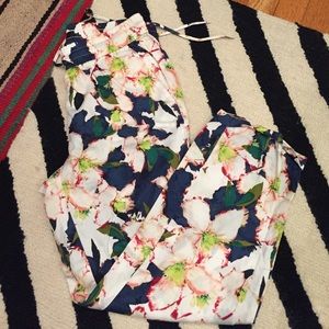 JCrew floral pant