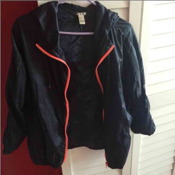 Navy blue Windbreaker