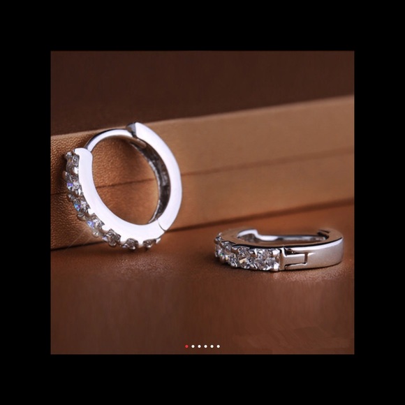 S925 hoop earrings - Picture 2 of 3