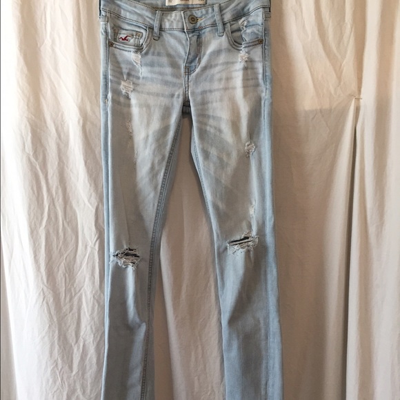 Hollister distressed jeggings