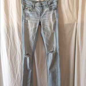 Hollister distressed jeggings