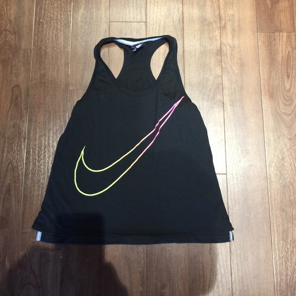 Nike black crop top