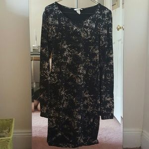 H&M Marbled Bodycon Mini dress size small