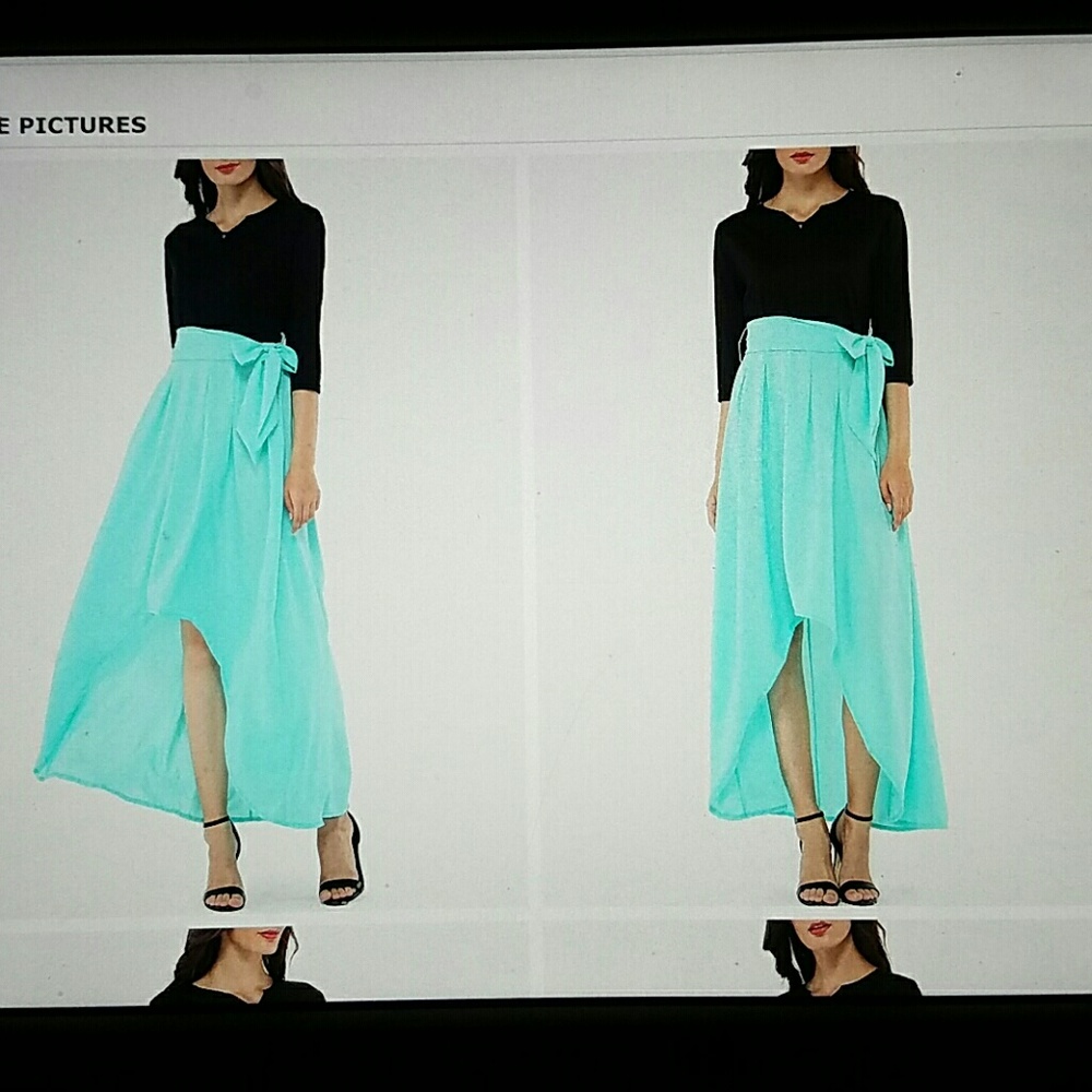 BlackBlue dress with/sash