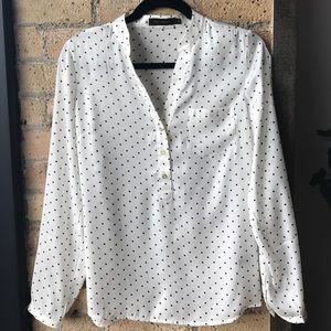 The Limited polka dot blouse