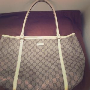 Large Gray Gucci bag