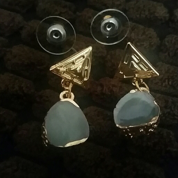 Triangle Post Earrings - image 1