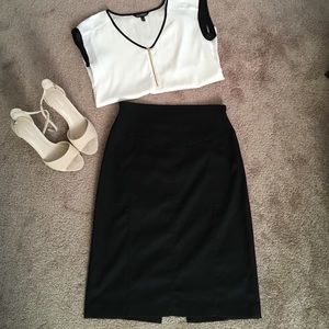 Express High-Waisted Fitted Pencil Skirt Size 6