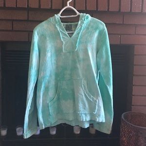 Teal poncho