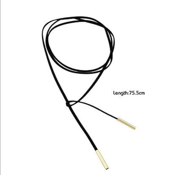 💋GIFT ME! Suede Long boho Choker necklace! - Picture 4 of 4