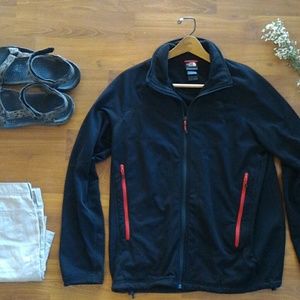 The North Face softshell black jacket