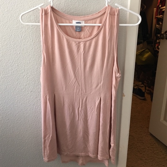 Old navy blush pink drape tank