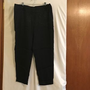 NWT- LOFT Subtle Floral Work Pants