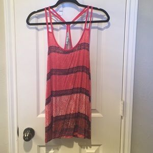 Pink & Navy Tank