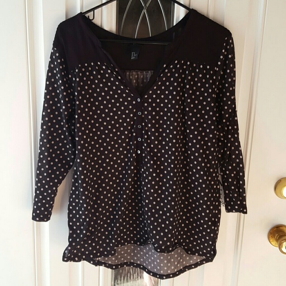 H&M polka dot top