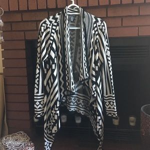 Tribal print cardigan