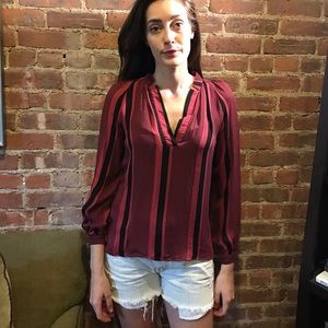 Tucker Silk Blouse