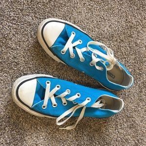 Blue Converse Sneakers