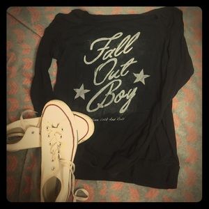 Black Medium Fall Out Boy Sweater