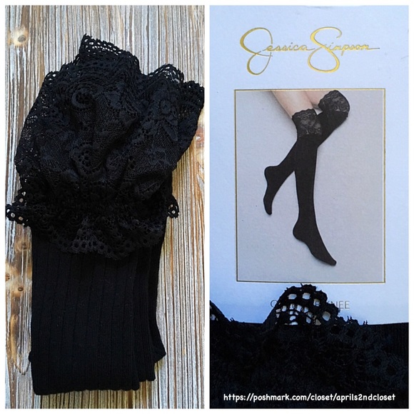 ❌SOLD❌❗1-HOUR SALE❗JESSICA SIMPSON SOCKS - Picture 2 of 4