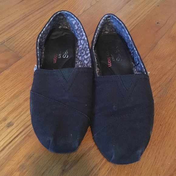 Black Canvas Bob's by Skechers