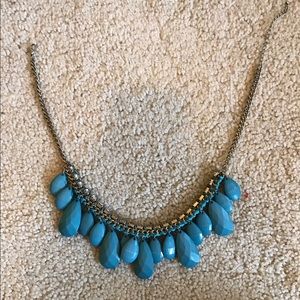Fun light blue/turquoise necklace!
