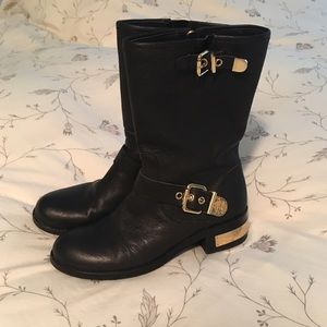 Vince Camuto Black Leather Boots