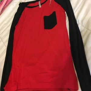 Long Sleeve Thin Baseball shirt