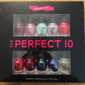 Sephora perfect 10 OPI nail polish set