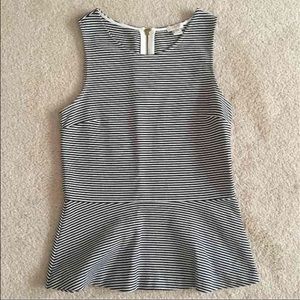 Striped Peplum Tank!