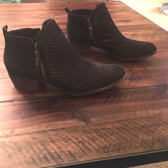 Lucky Brand Shoes - Lucky Brand Suede Leather Bootie