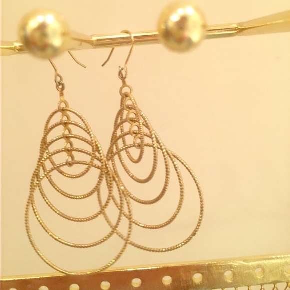 Gold earrings