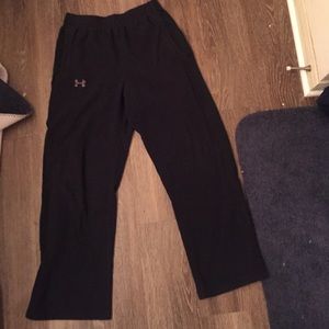 Under armour sweat pants fleece black medium